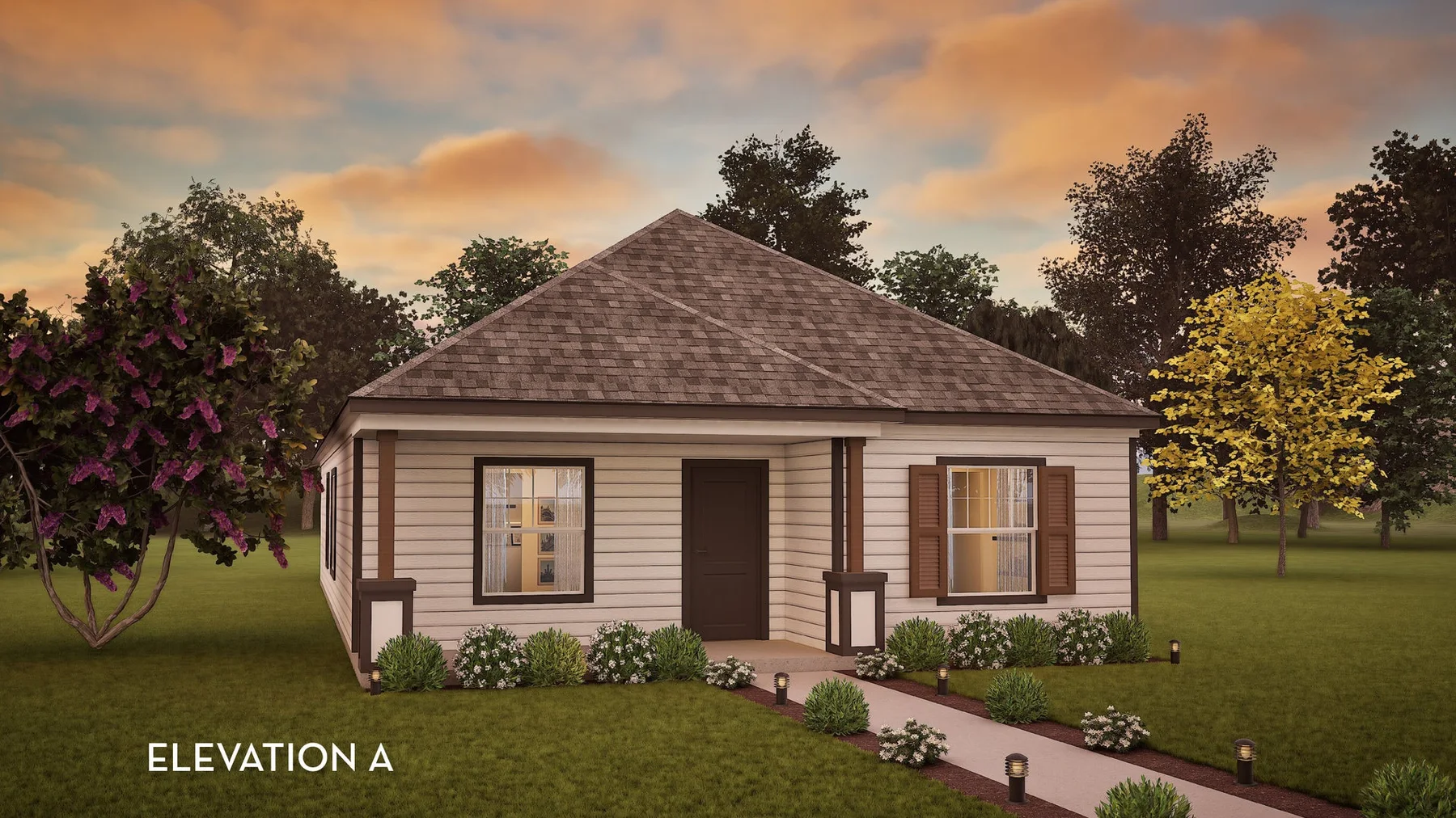 Builder rendering of a CastleRock Communities home in Brooklands, Hutto