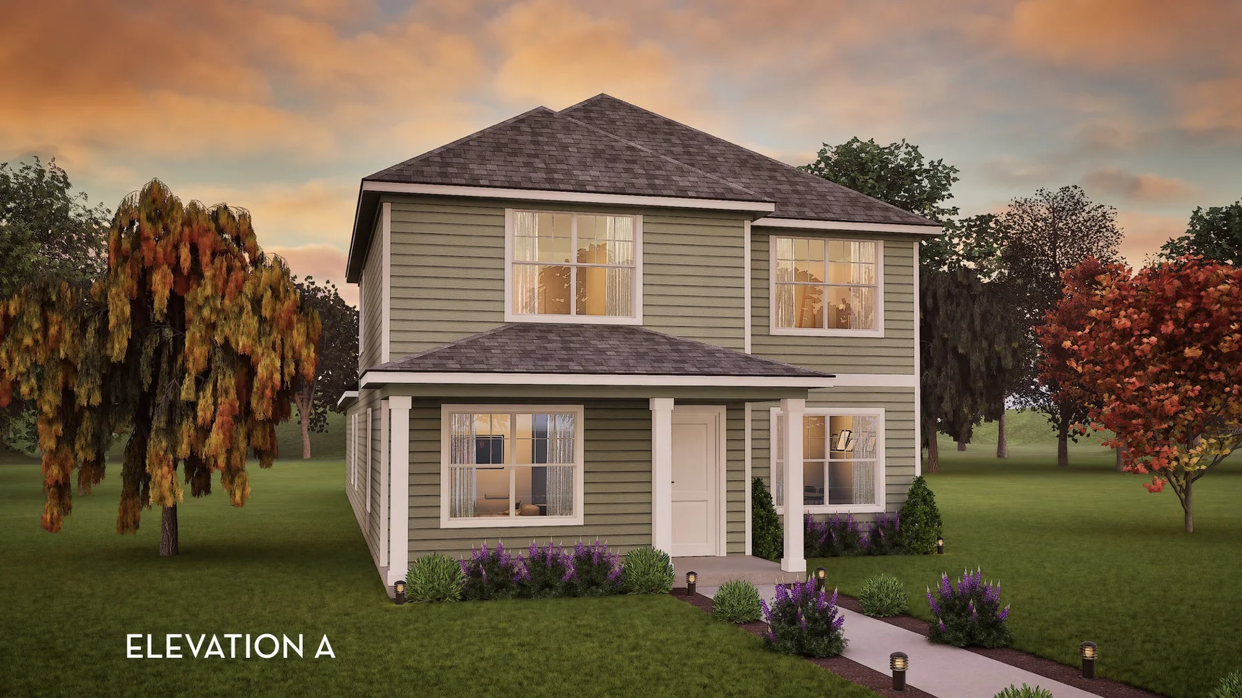 Builder rendering of a CastleRock Communities home in Brooklands, Hutto