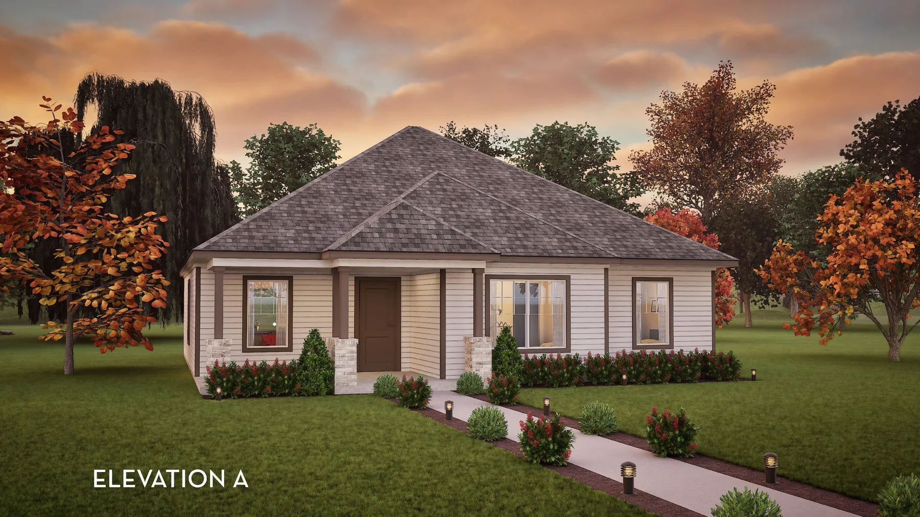 Builder rendering of a CastleRock Communities home in Brooklands, Hutto