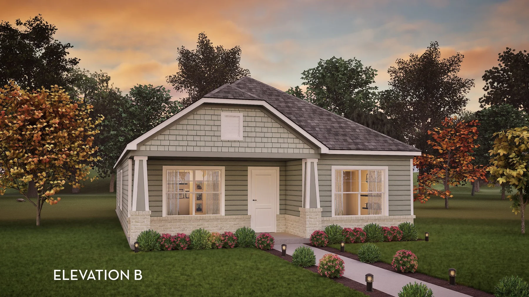 Builder rendering of a CastleRock Communities home in Brooklands, Hutto