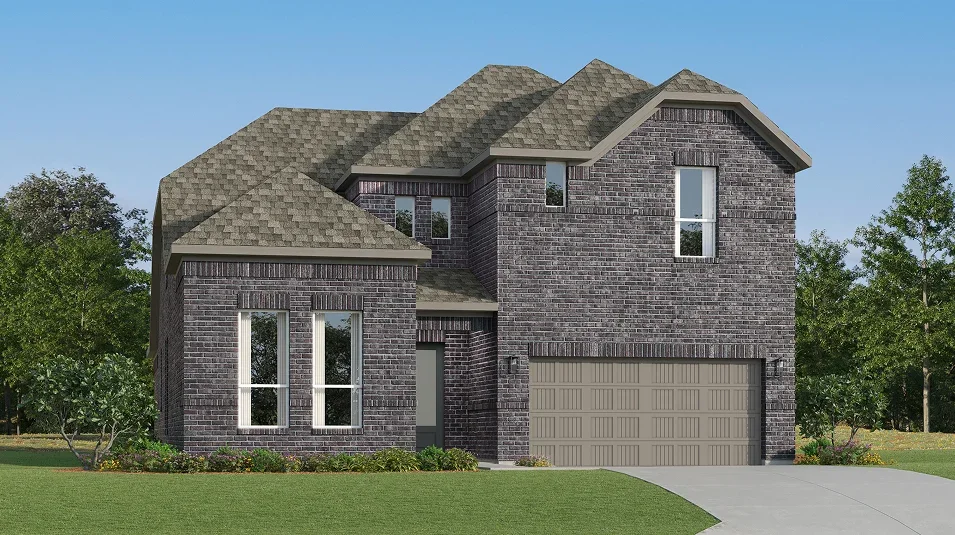 Builder rendering of a Lennar home in Cotton Brook, Hutto