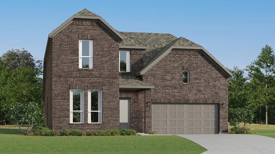Builder rendering of a Lennar home in Cotton Brook, Hutto