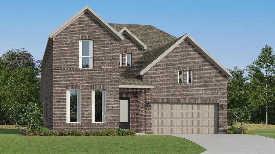 Builder rendering of a Lennar home in Cotton Brook, Hutto