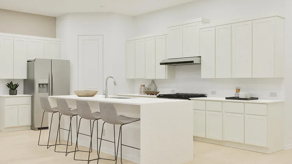 Builder rendering of a Lennar home in Cotton Brook, Hutto