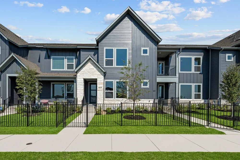 Exterior of a David Weekley Homes home in Emory Crossing, Hutto