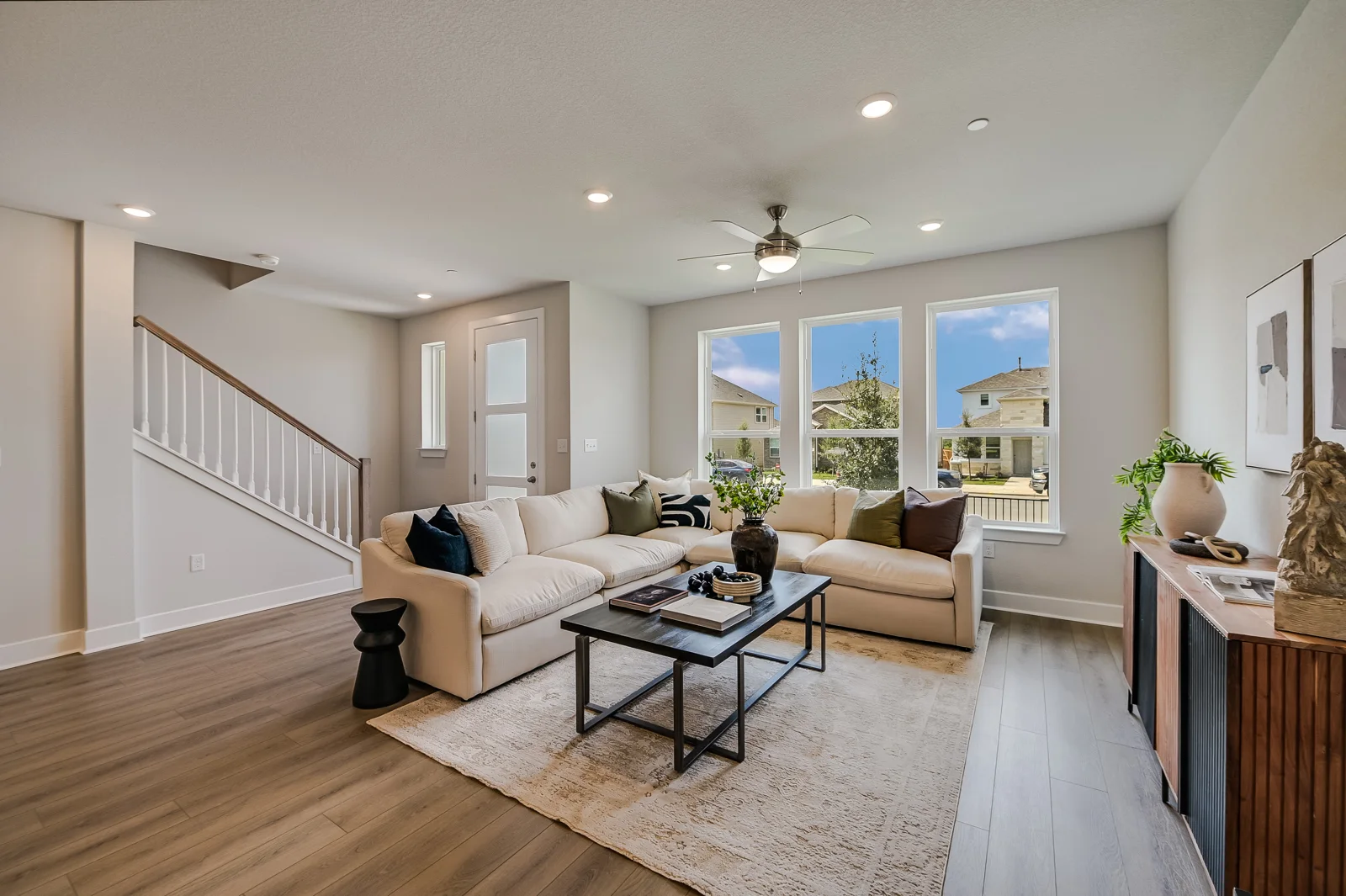 Interior of a David Weekley Homes home in Emory Crossing, Hutto