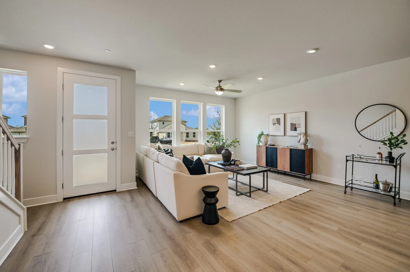 Interior of a David Weekley Homes home in Emory Crossing, Hutto