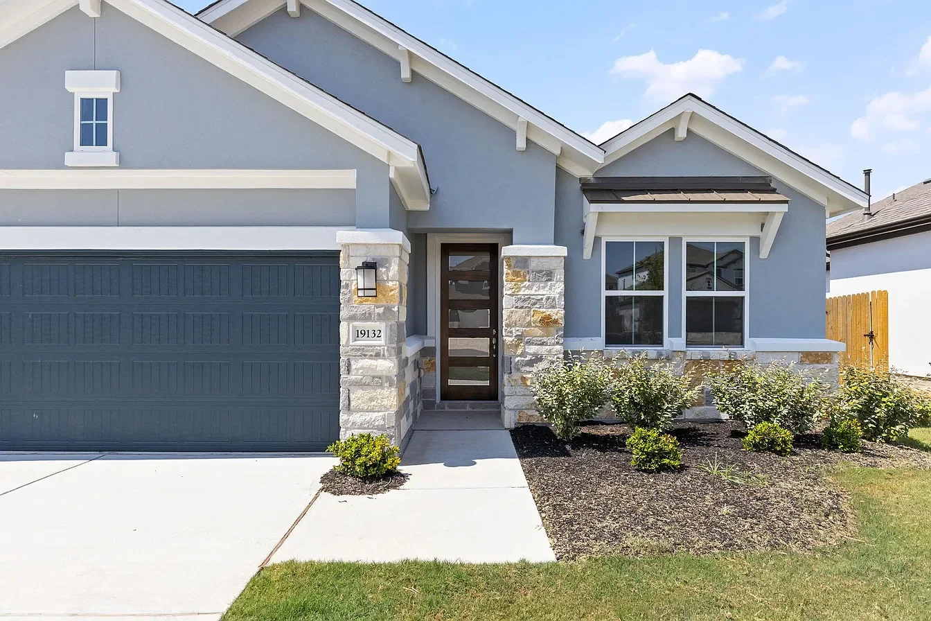 Exterior of a Saratoga Homes home in Enclave at Cele, Pflugerville