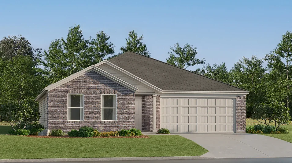 Builder rendering of a Lennar home in Firefly Pointe, Hutto