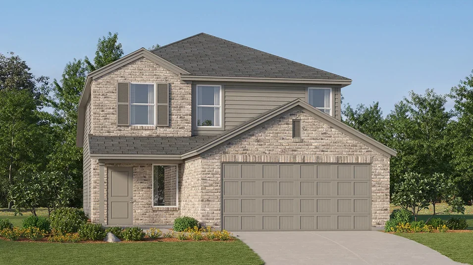 Builder rendering of a Lennar home in Firefly Pointe, Hutto
