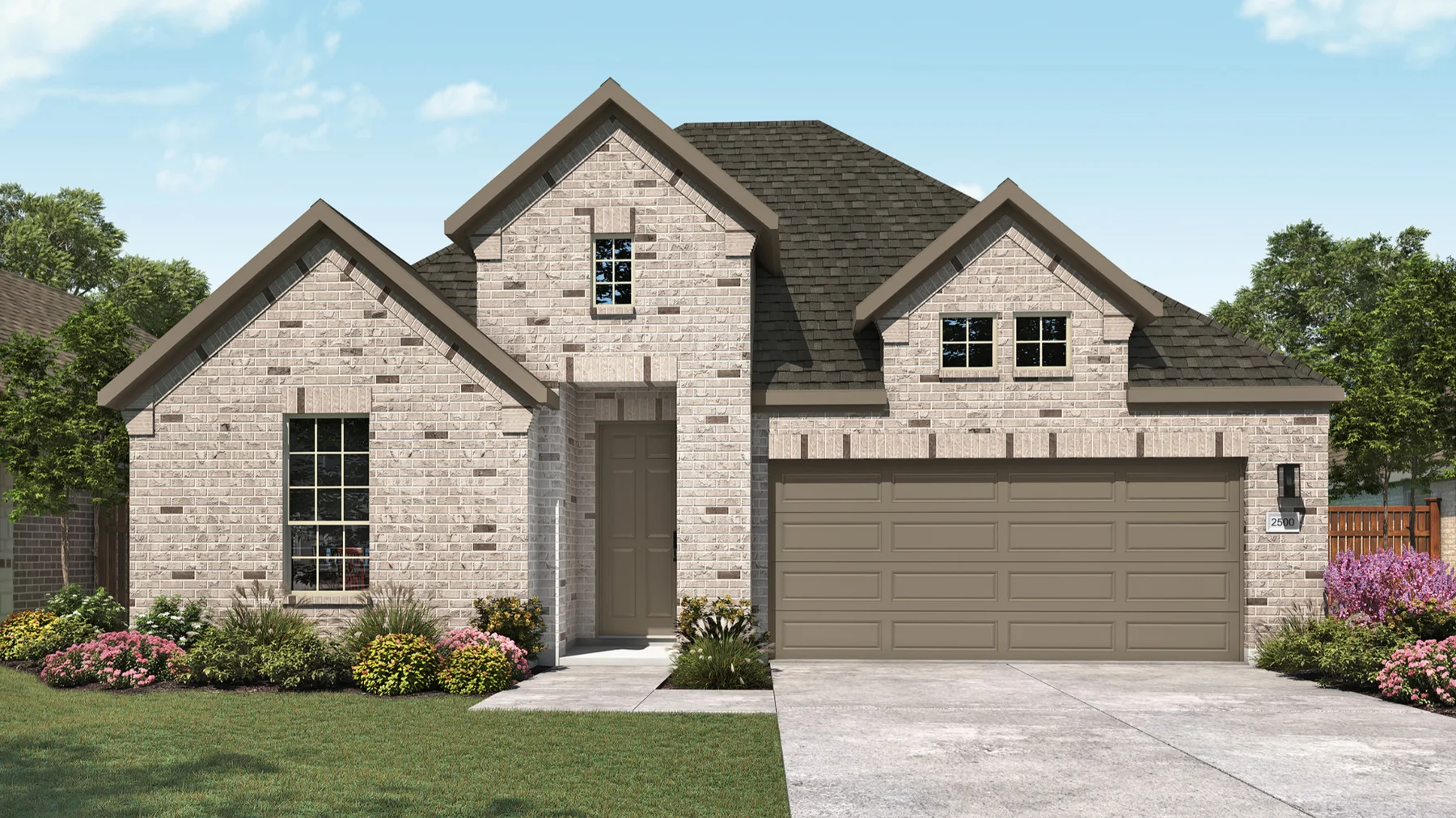 Builder rendering of a DRB Homes home in Heritage Mill, Hutto