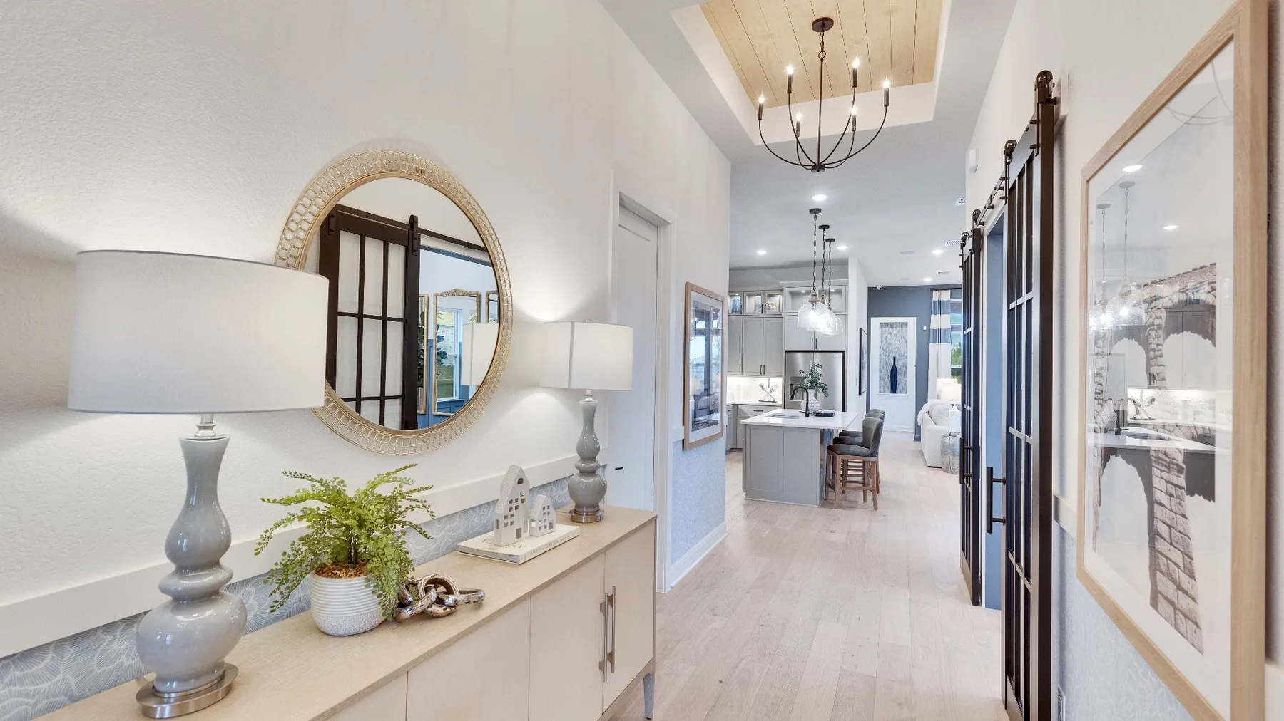Interior of a DRB Homes home in Lakeside Meadows, Pflugerville