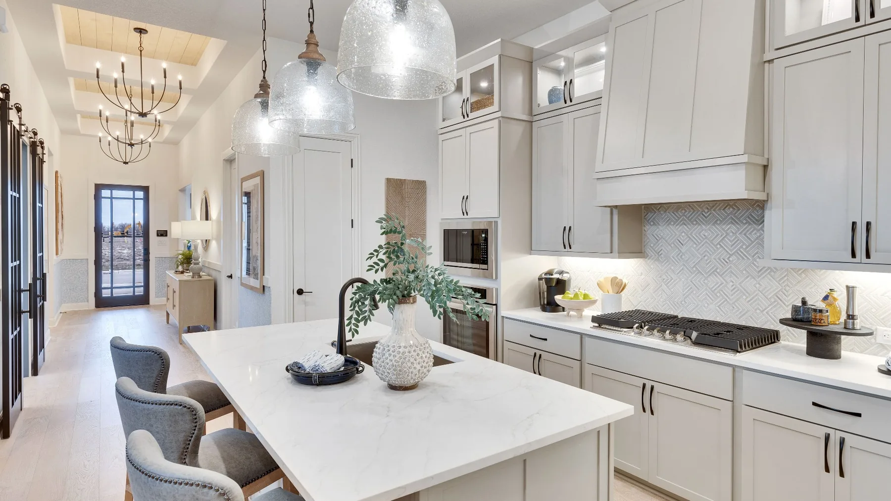 Interior of a DRB Homes home in Lakeside Meadows, Pflugerville