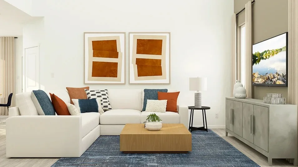 Builder rendering of a Lennar home in Meadowlark Preserve, Pflugerville