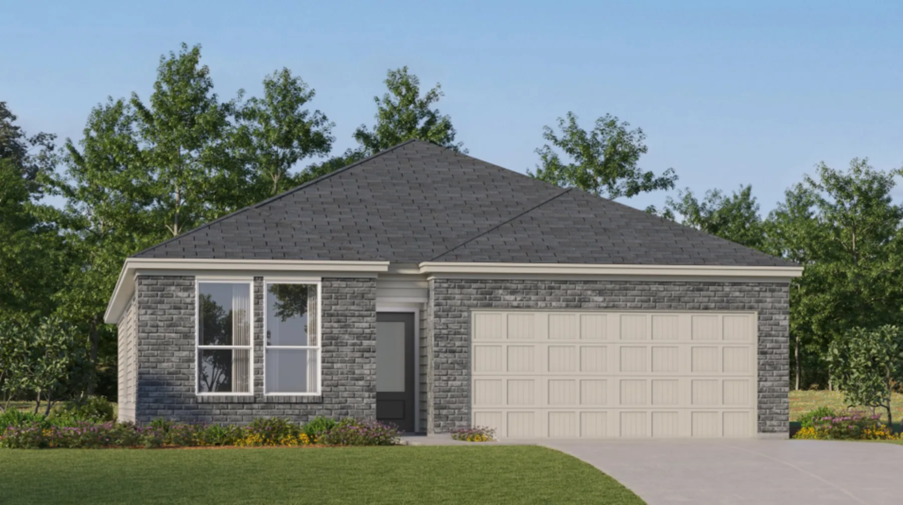 Builder rendering of a Lennar home in Meadowlark Preserve, Pflugerville