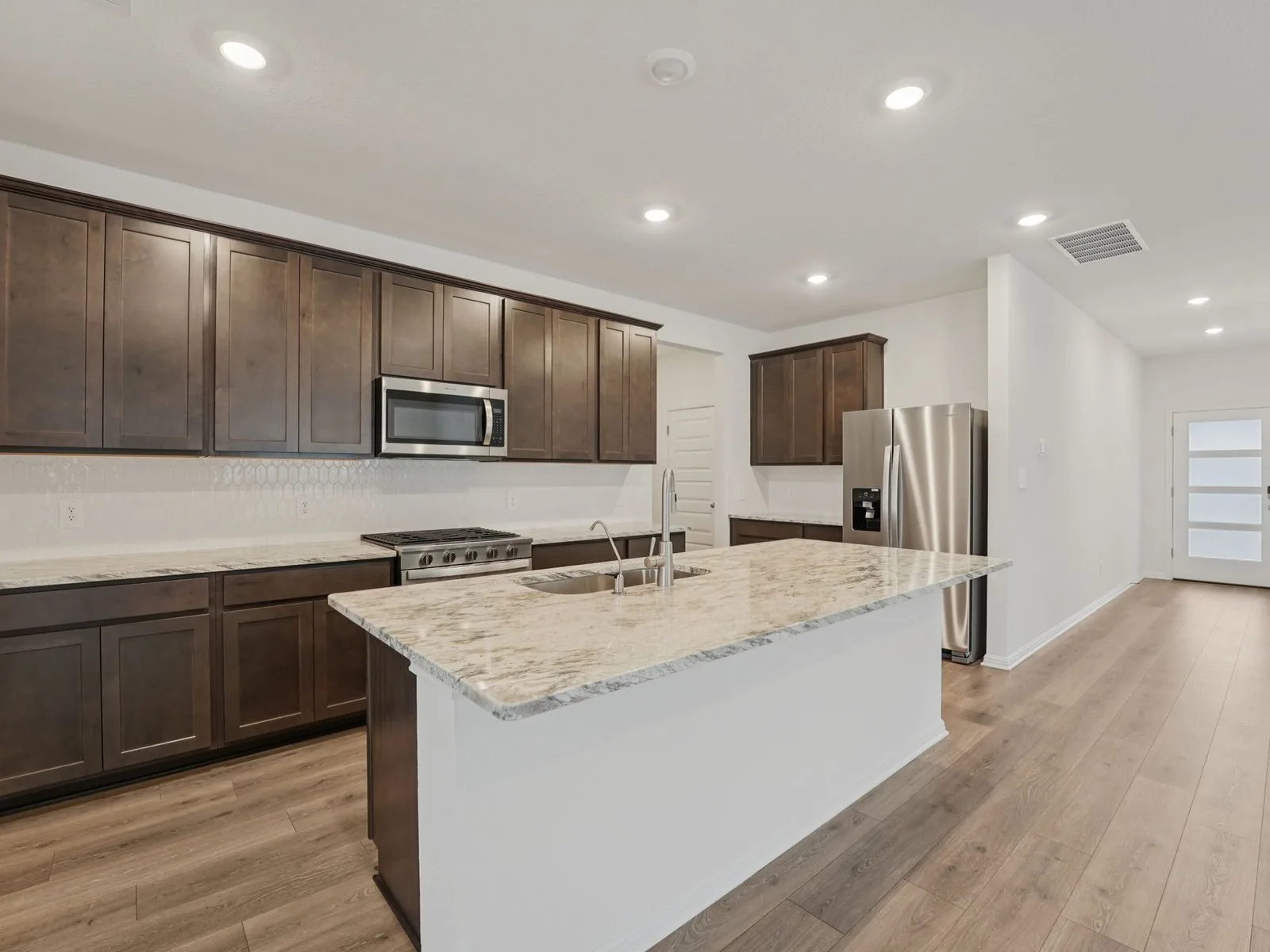 Interior of a Meritage Homes home in Prairie Winds, Hutto