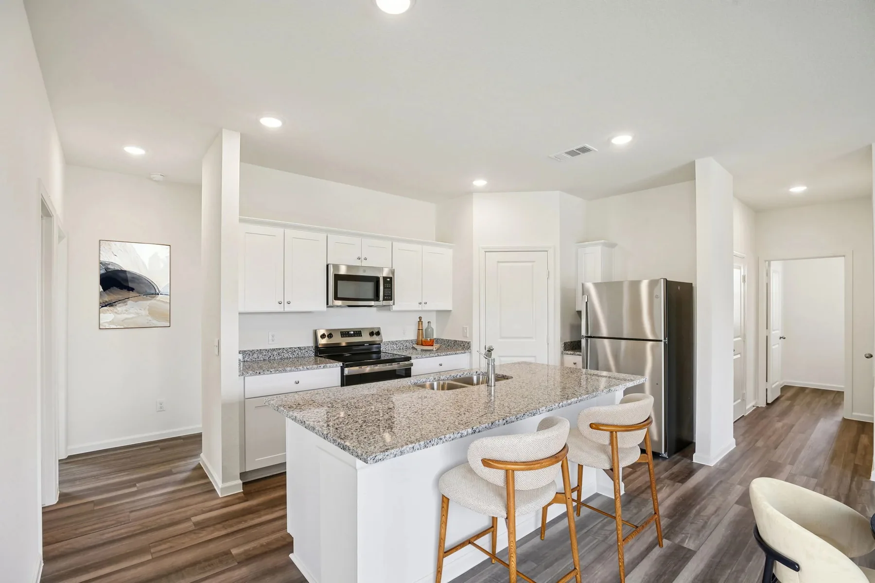 Interior of a Starlight Homes home in Rolling Glen, Hutto