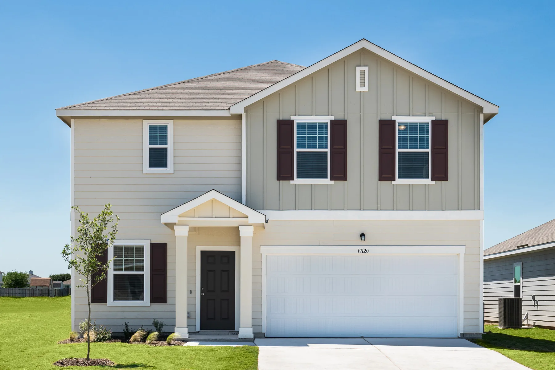Exterior of a Starlight Homes home in The Trails at Carmel, Pflugerville