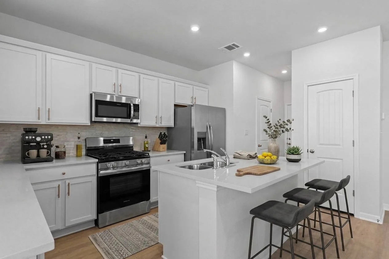 Interior of a Empire Homes home in Villas at Rowe, Pflugerville