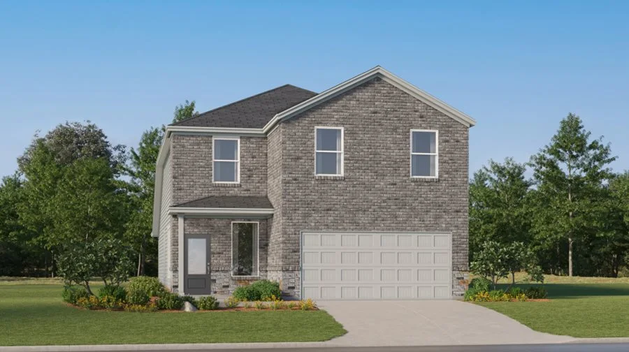 Builder rendering of a Lennar home in Winfield Park, Hutto
